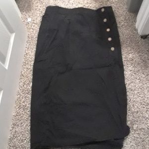 Denim Wrap-around Skirt